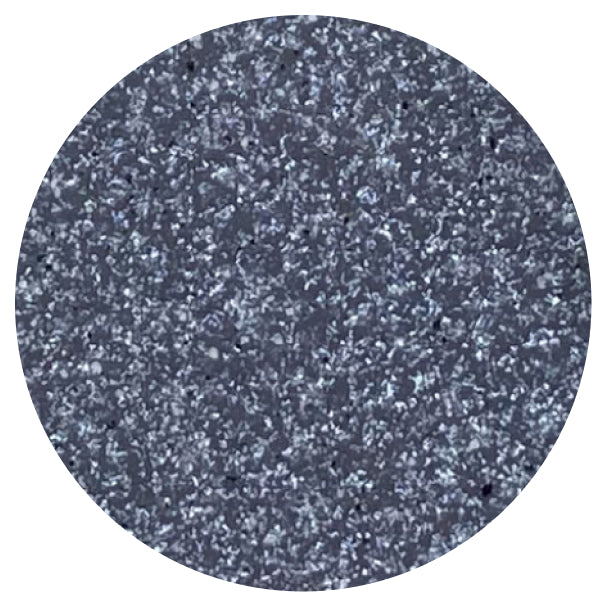 Close-up top-down view of textured dark blue and gray fibreglass liner color for hot tub accessory