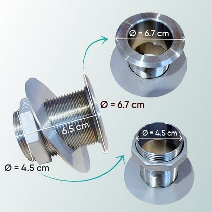 39 kW pilno komplekto malkomis kūrenama kubilo krosnelė su statine | Nerūdijančio plieno AISI 304