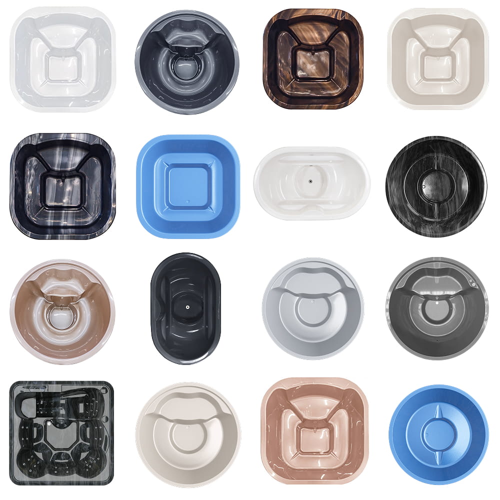 Malkomis kūrenamų kubilų įdėklai – stiklo pluošto ir akrilo įdėklai